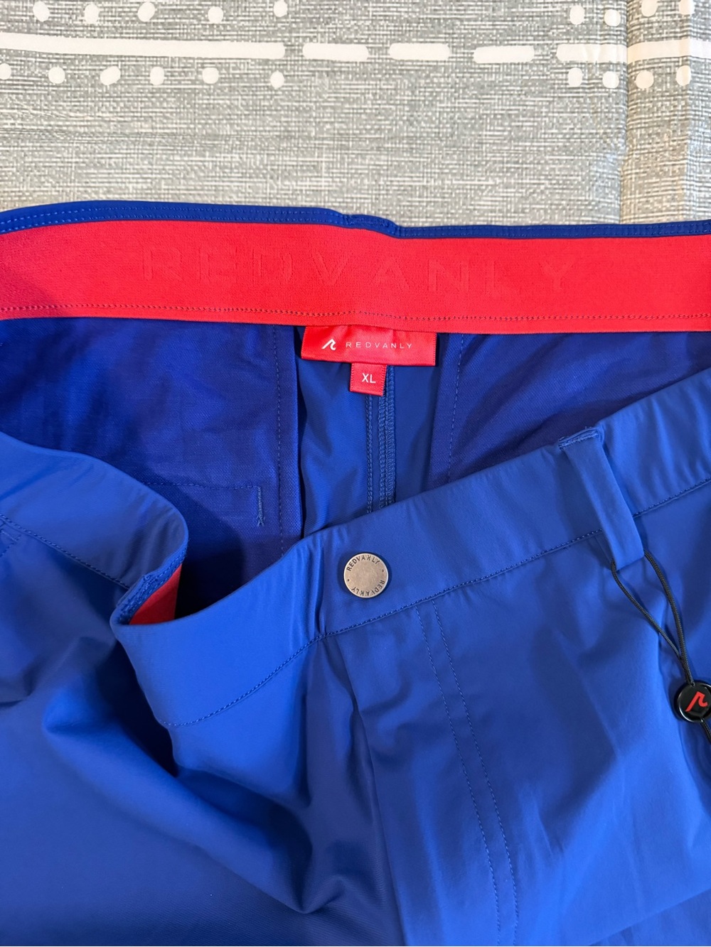 REDVANLY Hanover Golf Shorts Olympic Blue 9” Inseam - Picture 4 of 11